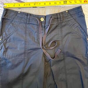 Style & Co. Black Wide-Leg Drawstring Pants